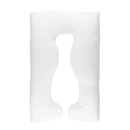 Moon  - Full Body Pregnancy Pillow U-Shaped - White