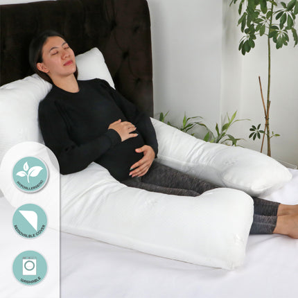 Pillow for expecting mothers in a U-shaped design