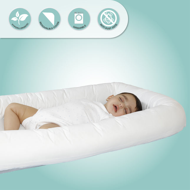 Infant cocoon bed for comfort