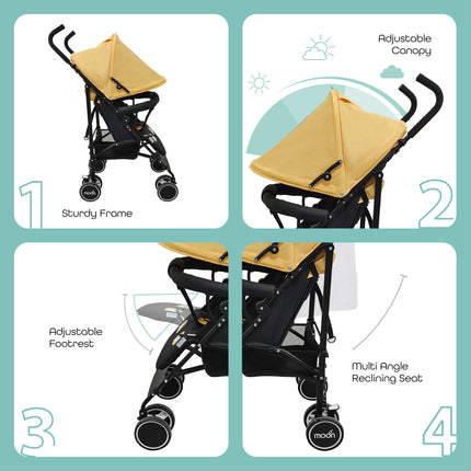 Moon Safari Stroller with Lion Design