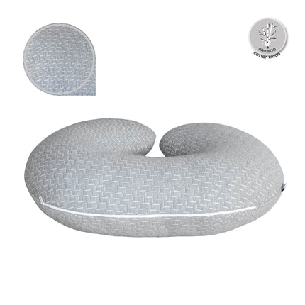 Grey Bamboo Rayon Pillow for Breastfeeding