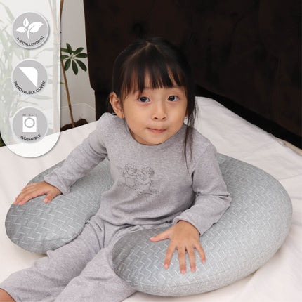 Grey Bamboo Rayon Feeding Pillow