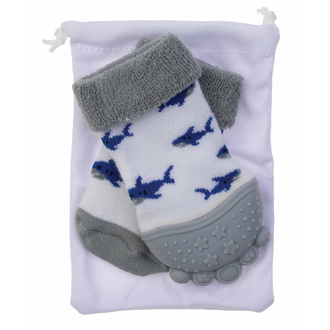 Teething Socks - Grey