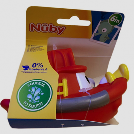 Nuby - Bath Time Boats - Red