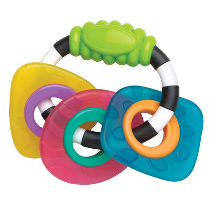 Playgro - Textured Teething Shapes - Multi color