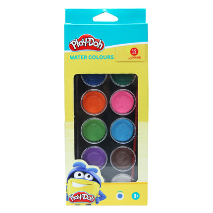 Playdoh - 12 Colours Big Watercolour - 28 mm