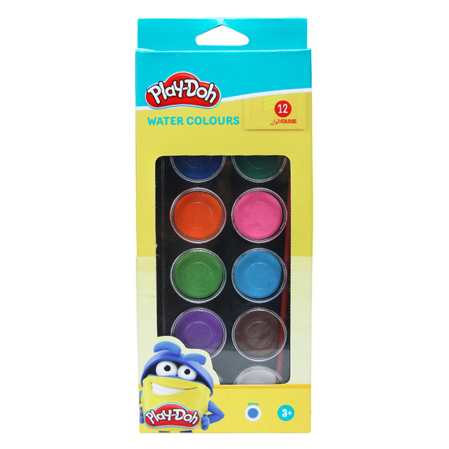 Playdoh - 12 Colours Big Watercolour - 28 mm
