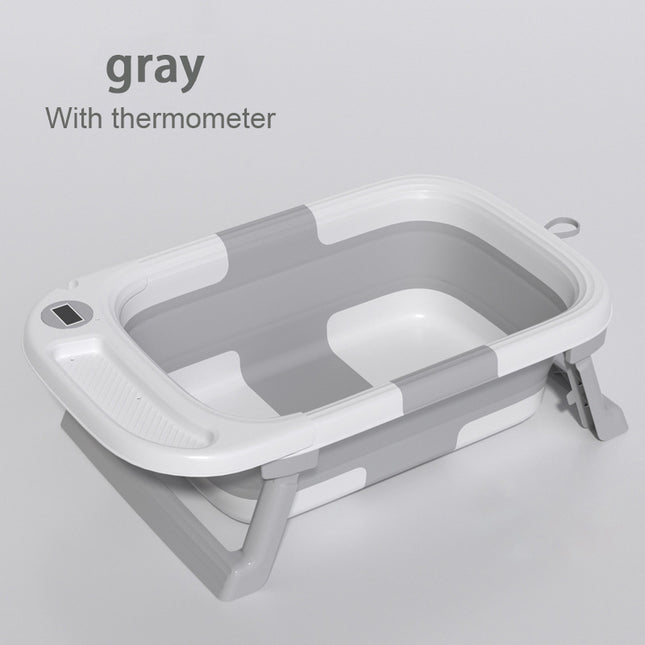 Tiny Bud - Foldable Baby Bath Tub With Thermometer