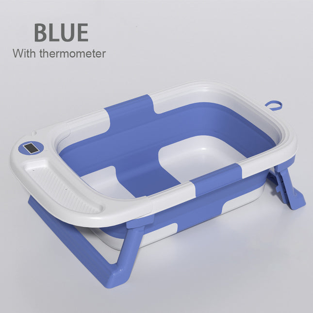 Tiny Bud - Foldable Baby Bath Tub With Thermometer