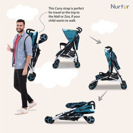 Nurtur Luca Lightweight Stroller - 0 - 36 M - Goat