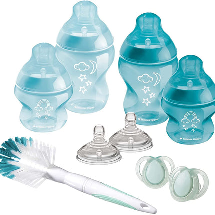 Tommee Tippee - Closer To Nature Starter Set Bottle Kit - Blue Stars