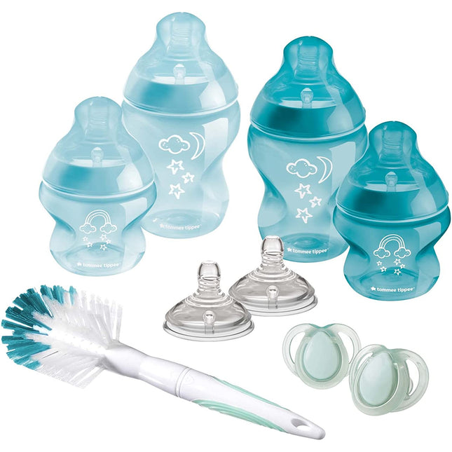 Tommee Tippee - Closer To Nature Starter Set Bottle Kit - Blue Stars