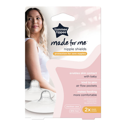 Tommee Tippee - Closer To Nature Nipple Shields With Sterilizer Case