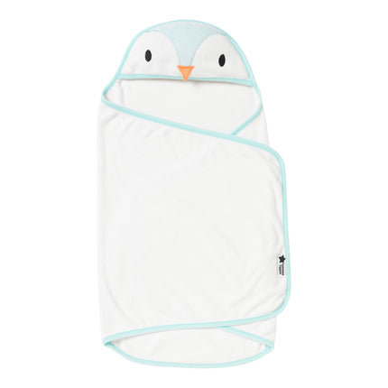 Penguin-Themed Gro White Towel - Tommee Tippee