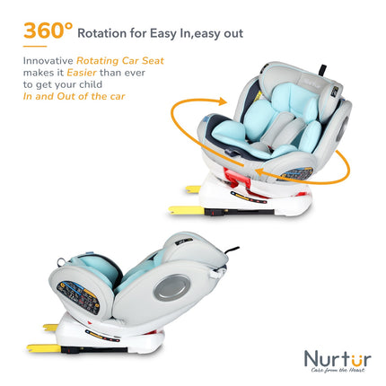 Nurtur Car 4-in-1 Car Seat - 0M - 12Y- up to 36 kg