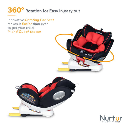 Nurtur Car 4-in-1 Car Seat - 0M - 12Y- up to 36 kg