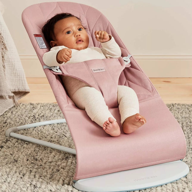 BabyBjörn - Bouncer Bliss - Dusty Pink, Cotton 