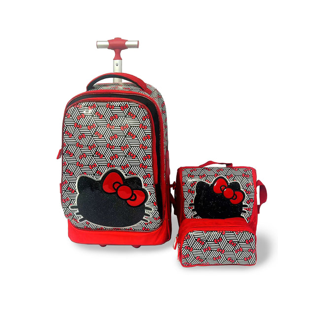 Sanrio Hello Kitty Iconic Bow  20" Premium Trolley Bag - 3-in-1 Set