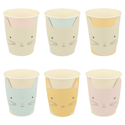 Meri Meri - Cat Cups - 8 Pieces