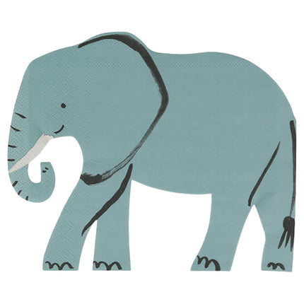 Meri Meri - Elephant Napkins - 16 Pieces