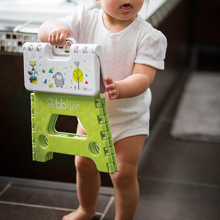 Lime Foldable Step Stool for Baby