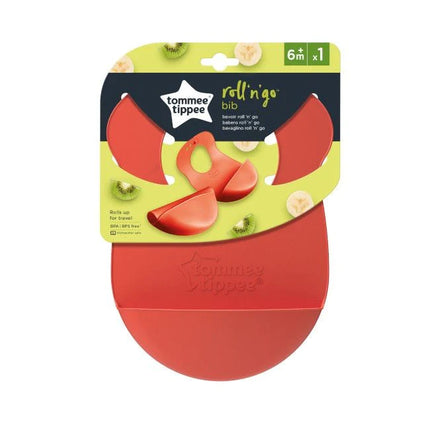 Tommee Tippee - Roll 'n Go Bib - Orange