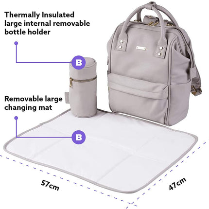 Bababing Mani Backpack in Grey