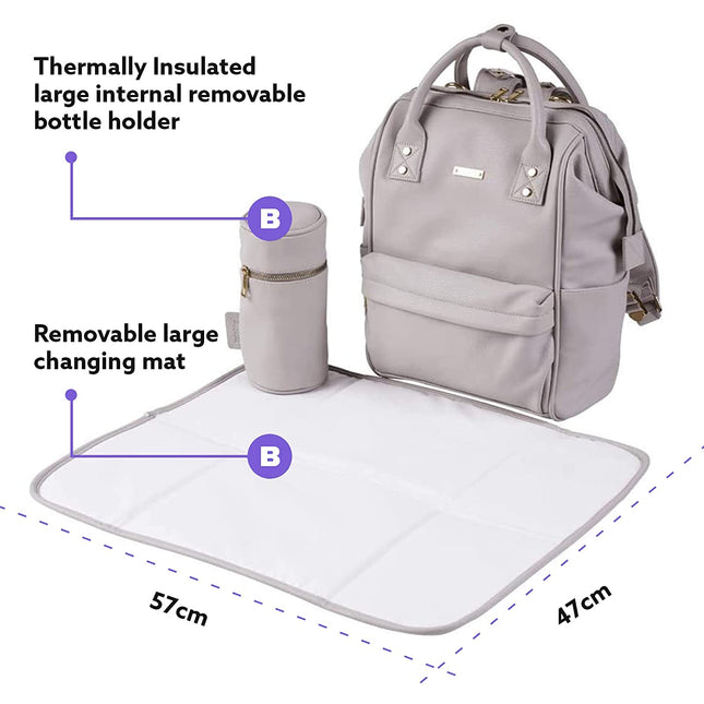 Bababing Mani Backpack in Grey